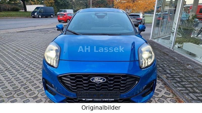 Blau Gebraucht 2025 Ford Puma Gen-E ST-Line X SUV | 26.799 € (Etwas zu teuer) - Bild 1/4