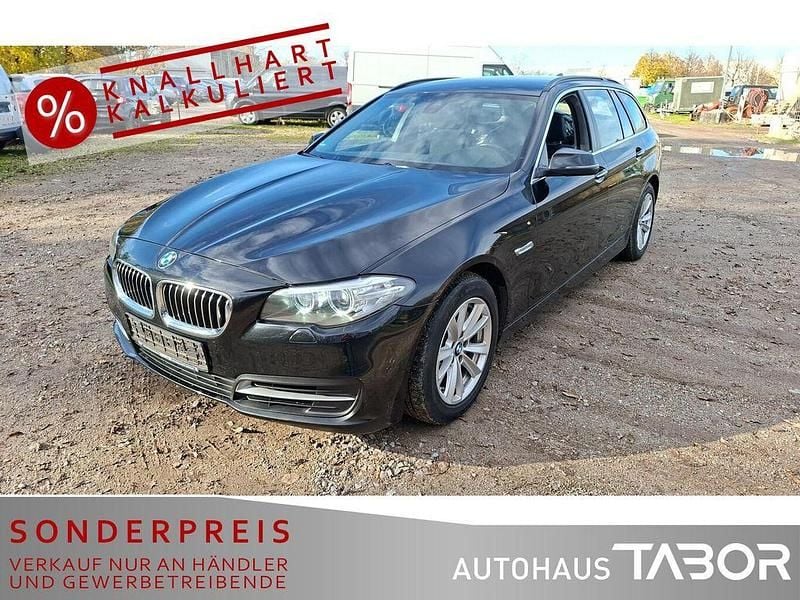 Black sapphire metallic Gebraucht 2015 BMW 525 Kombi | 8.285 € (Guter Preis) - Bild 1/4