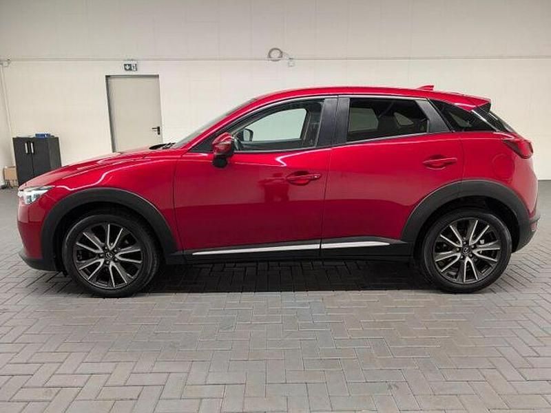 Gebraucht Mazda CX-3 Sports-Line 105 PS (77 kW) 2016 Rubinrot metallic (metallic) SUV
