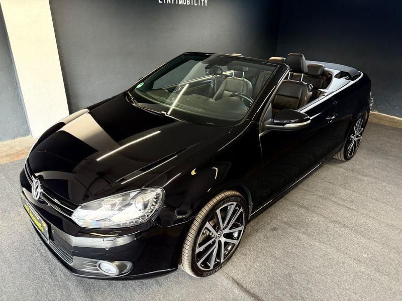 Schwarz Gebraucht 2011 VW Golf Cabriolet Cabrio | 11.999 € (Fairer Preis) - Bild 1/4