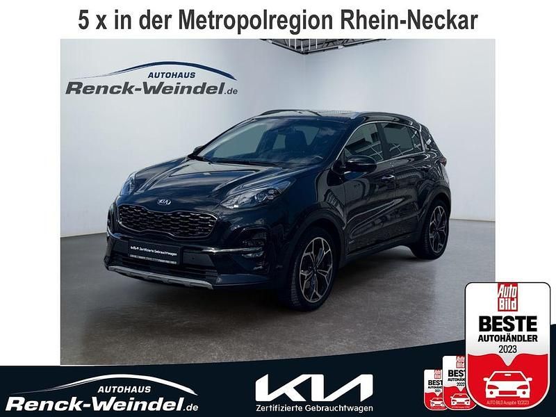 1k) zilinaschwarz met. (schwarz Gebraucht 2021 Kia Sportage GT-Line SUV | 27.289 € (Teuer) - Bild 1/4