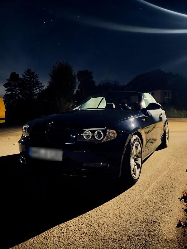 Blau Gebraucht 2008 BMW 118 Cabriolet Cabrio | 4.500 € (Superpreis) - Bild 1/4