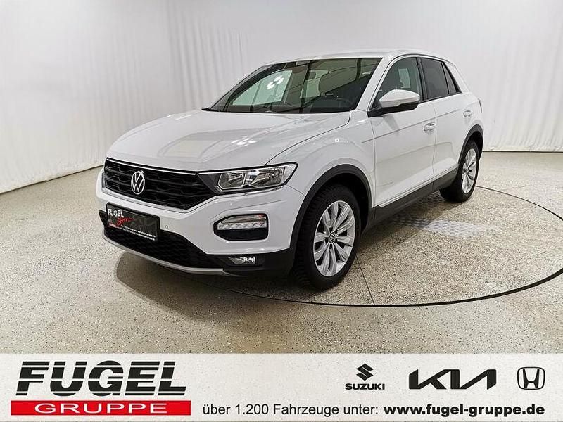 Pure white Gebraucht 2021 VW T-Roc Sport SUV | 19.969 € (Superpreis) - Bild 1/4