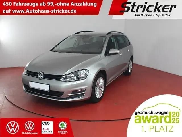 Silber Gebraucht 2014 VW Golf VII Comfortline Kombi | 7.439 € (Guter Preis) - Bild 1/4