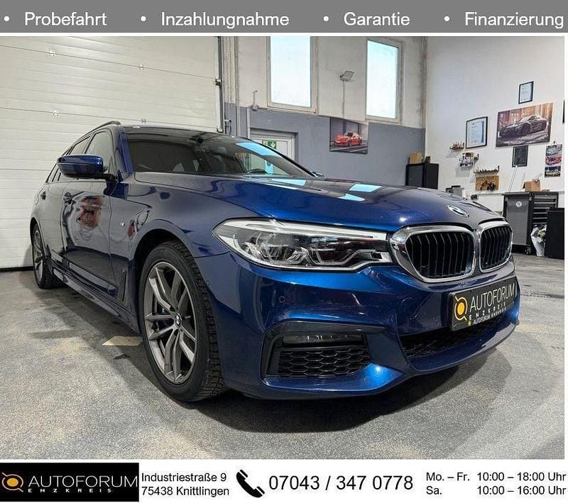 Blau Gebraucht 2018 BMW 530 M Sport Limousine | 25.590 € (Guter Preis) - Bild 1/3