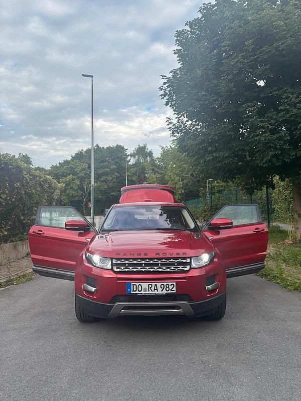 Rot Gebraucht 2012 Land Rover Range Rover evoque Coupé | 13.250 € (Fairer Preis) - Bild 1/4