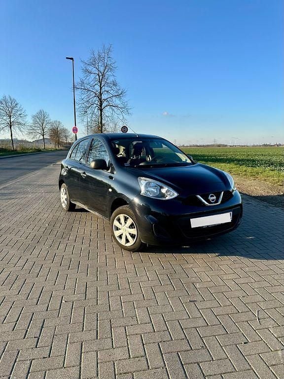 Schwarz Gebraucht 2015 Nissan Micra Kleinwagen | 5.499 € (Fairer Preis) - Bild 1/4