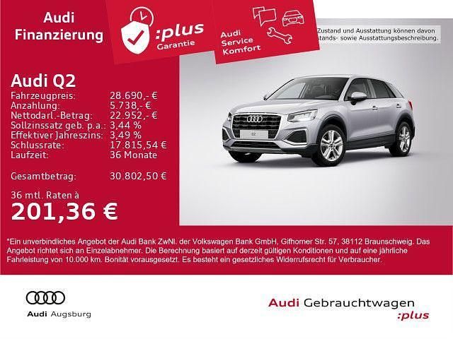 Florettsilber metallic Gebraucht 2024 Audi Q2 Advanced Plus SUV | 28.690 € (Fairer Preis) - Bild 1/4