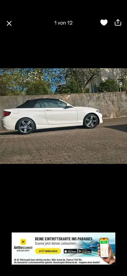 Gebraucht BMW 218 150 PS (110 kW) 2019 Cabrio