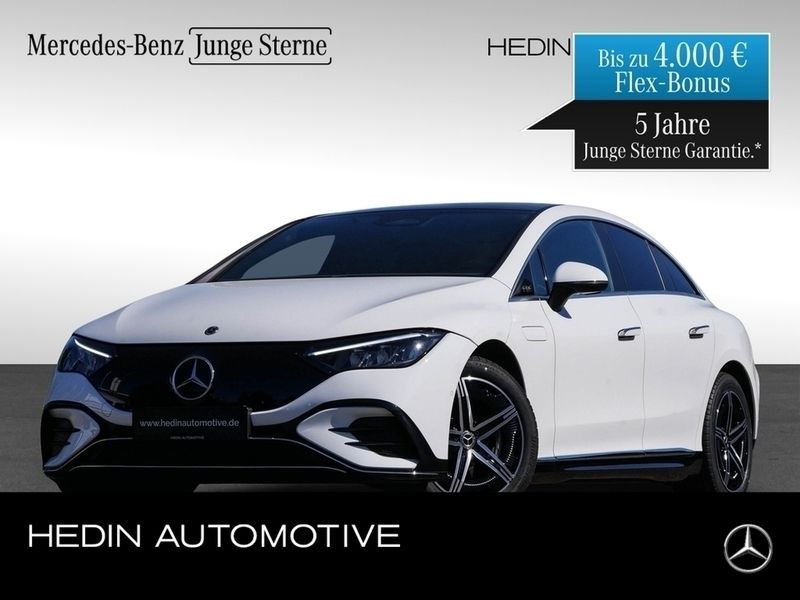 Polarweiß Gebraucht 2023 Mercedes EQE300 AMG Limousine | 42.899 € - Bild 1/4