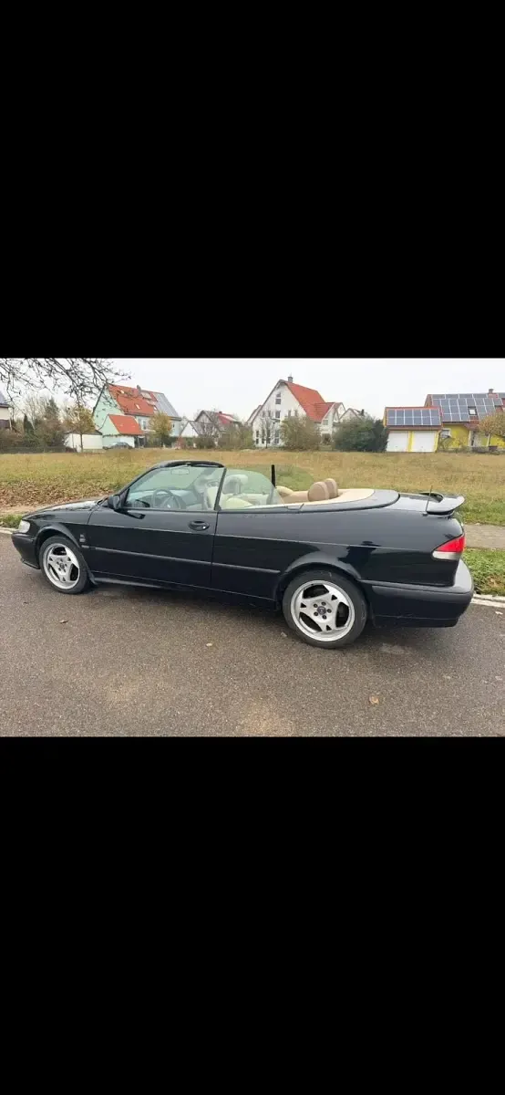 Gebraucht Saab 9-3 154 PS (113 kW) 2000 Schwarz Cabrio