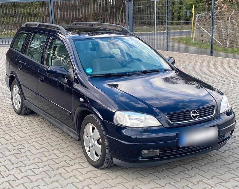 Gebraucht Opel Astra Elegance 125 PS (91 kW) 2003 Blau Kombi
