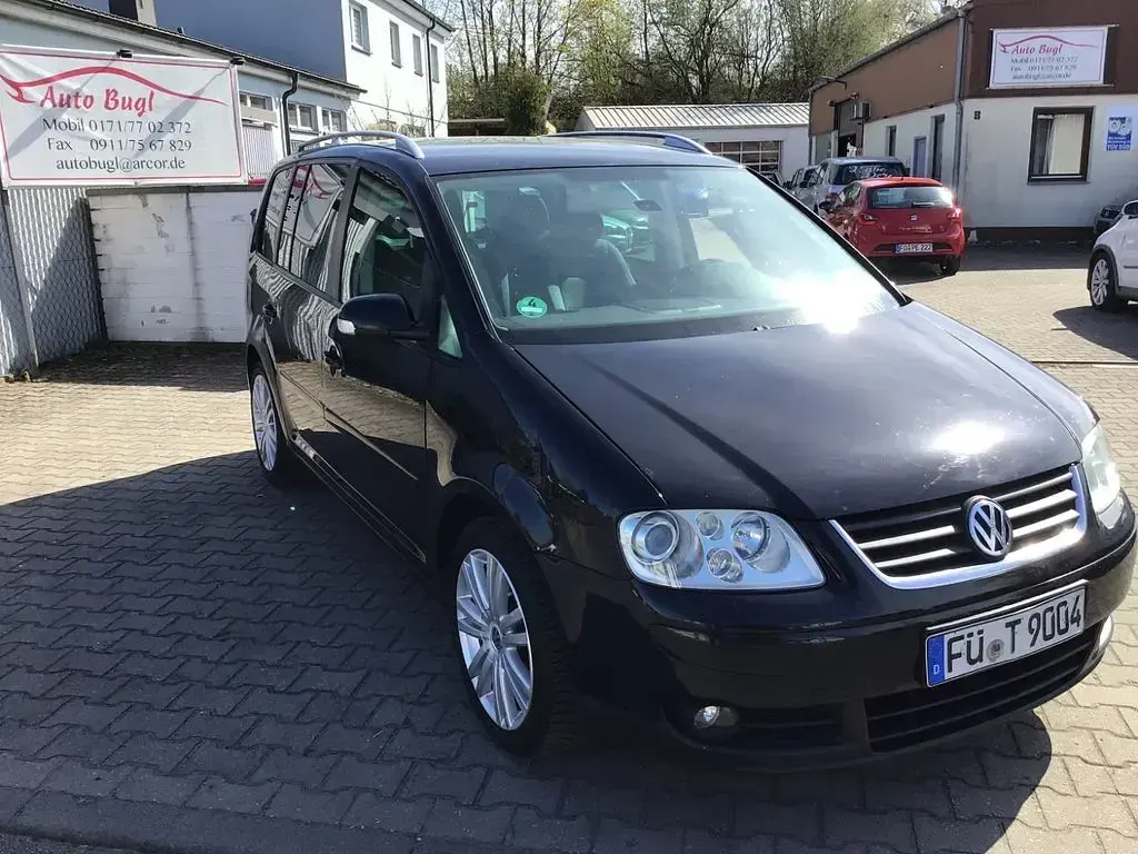 Gebraucht VW Touran Highline 140 PS (102 kW) 2006 Schwarz Van / Kleinbus