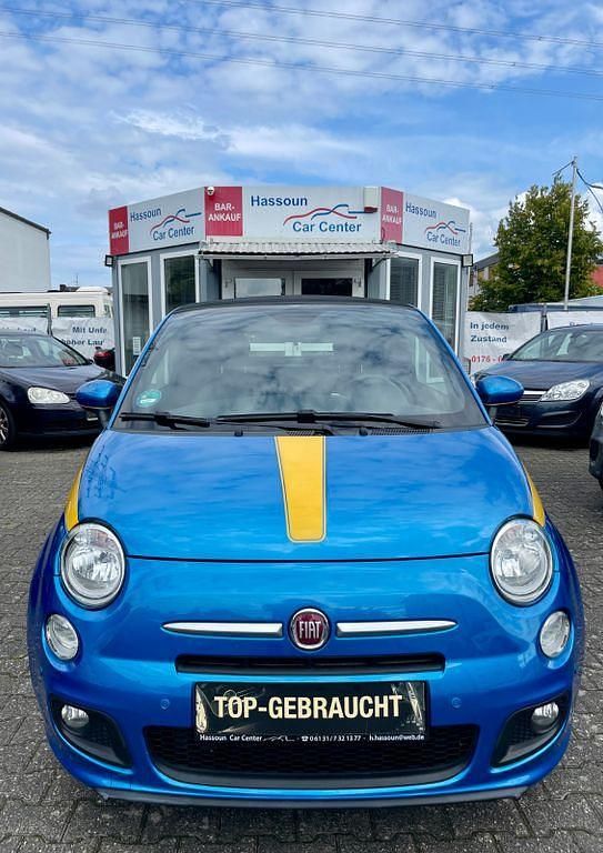 Blau Gebraucht 2014 Fiat 500S S Cabrio | 5.750 € (Guter Preis) - Bild 1/4