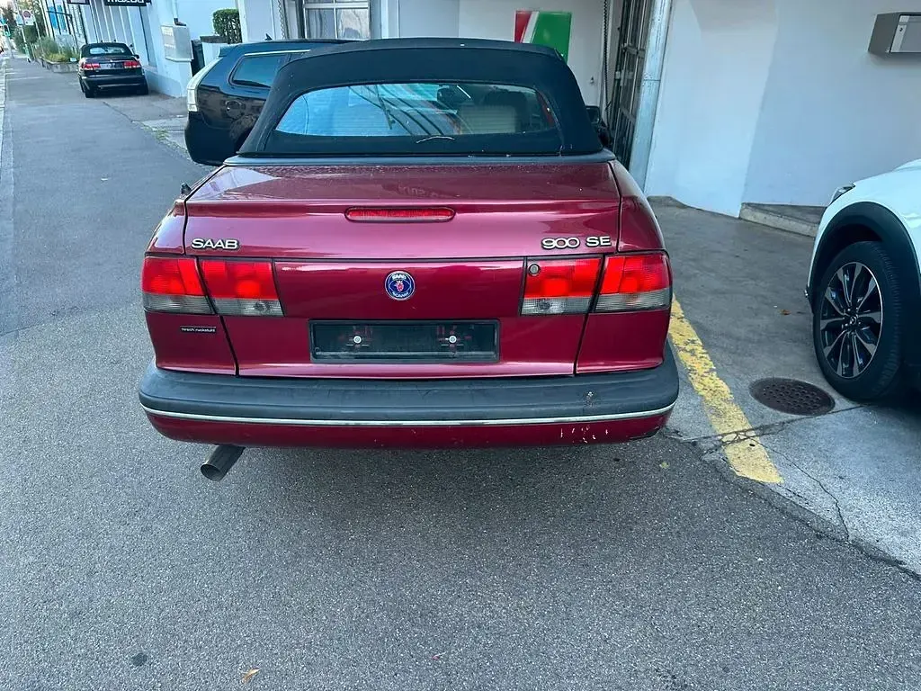 Gebraucht Saab 900 Cabriolet 150 PS (110 kW) 1994 Rot Cabrio