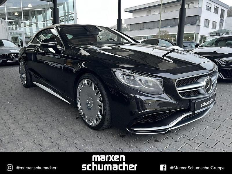 Gebraucht Mercedes S63 AMG AMG 585 PS (430 kW) 2018 Designo mokkaschwarz Cabrio