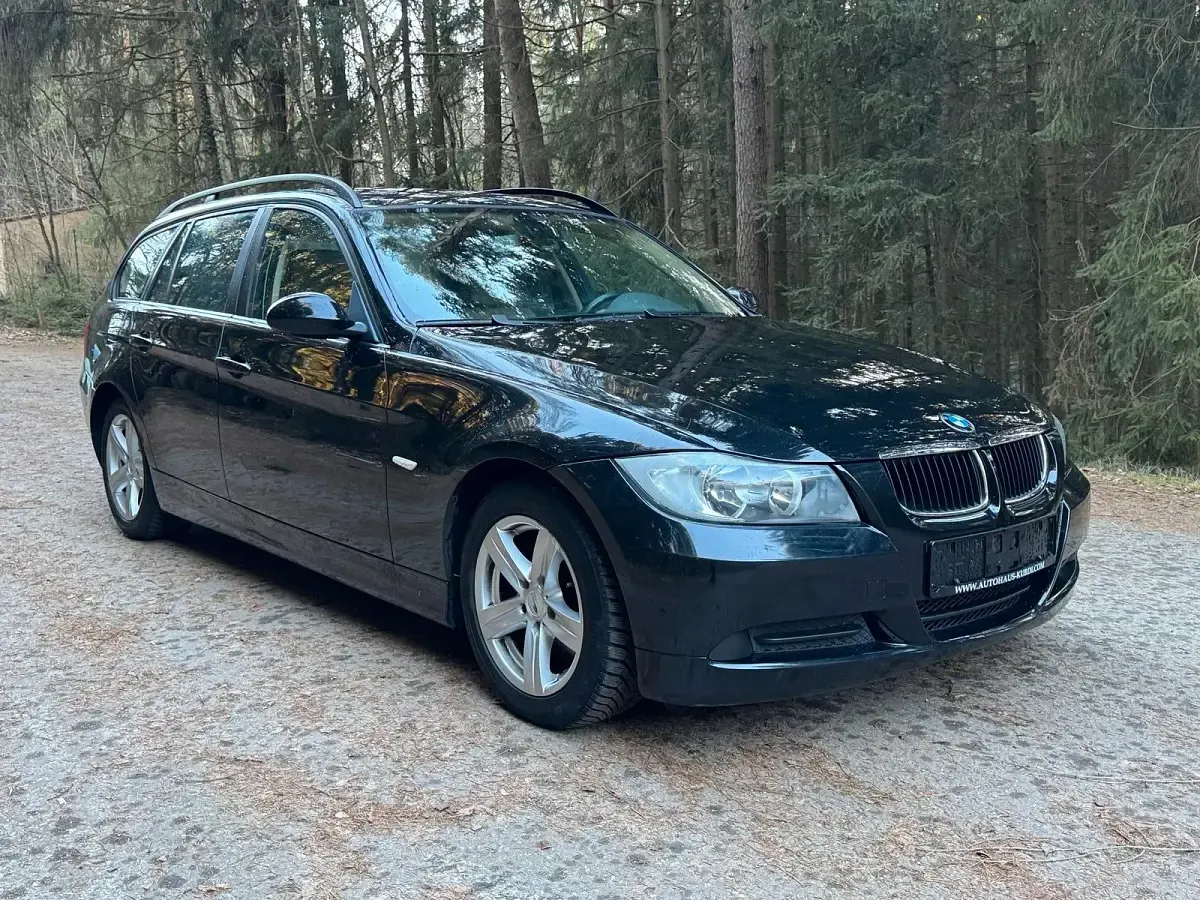 Brugt BMW 318 143 HK (105 kW) 2007 Sort Stationcar