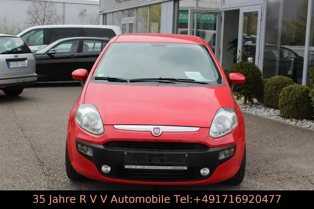 Gebraucht Fiat Punto Evo Dynamic 84 PS (61 kW) 2011 Rot Kleinwagen