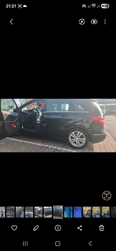 Gebraucht Mercedes B220 170 PS (125 kW) 2014 Schwarz Van / Kleinbus
