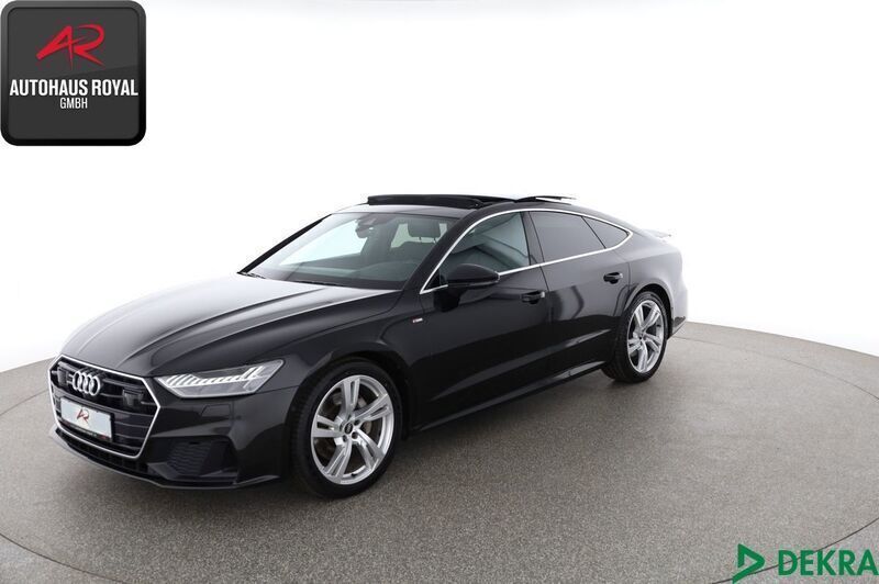 Schwarz Gebraucht 2019 Audi A7 S-Line Kleinwagen | 53.860 € (Etwas zu teuer) - Bild 1/4