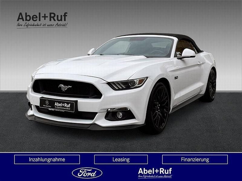 Weiß Gebraucht 2017 Ford Mustang GT Convertible Cabrio | 33.289 € (Superpreis) - Bild 1/4