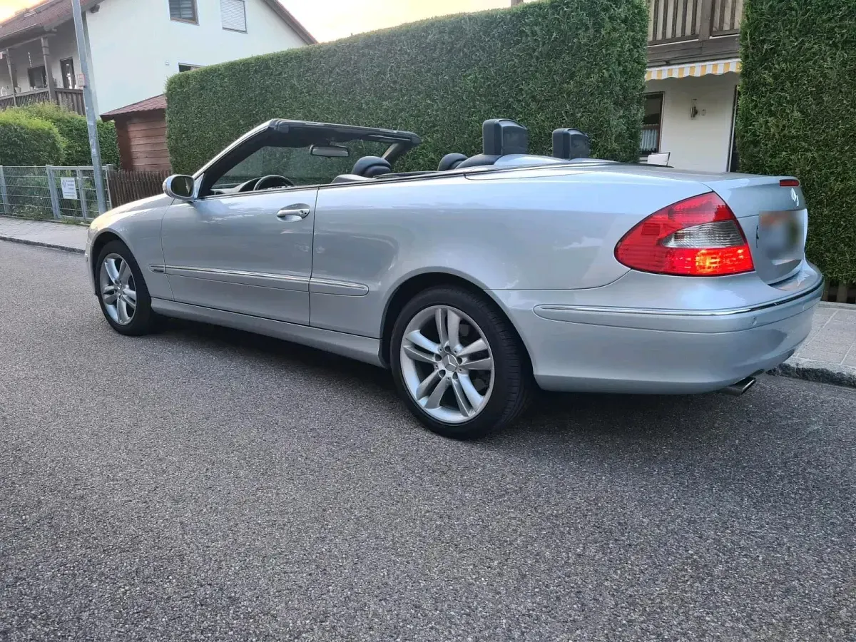 Gebraucht Mercedes CLK200 Avantgarde 163 PS (119 kW) 2006 Silber Cabrio