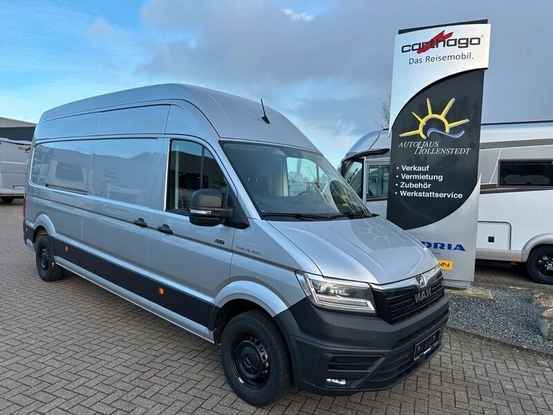 Neu MAN TGE 2025 Silber Van