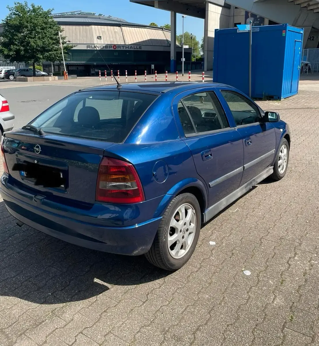 Gebraucht Opel Astra 84 PS (61 kW) 2004 Blau Limousine