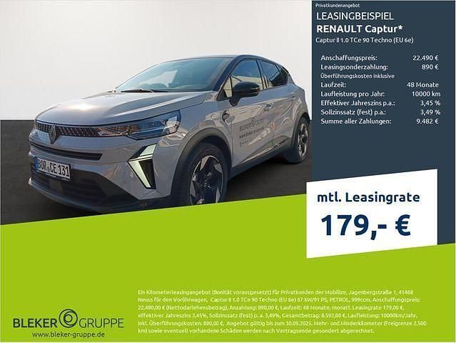 Rafalegrau / schwarz Gebraucht 2024 Renault Captur Techno SUV | 22.490 € (Fairer Preis) - Bild 1/3
