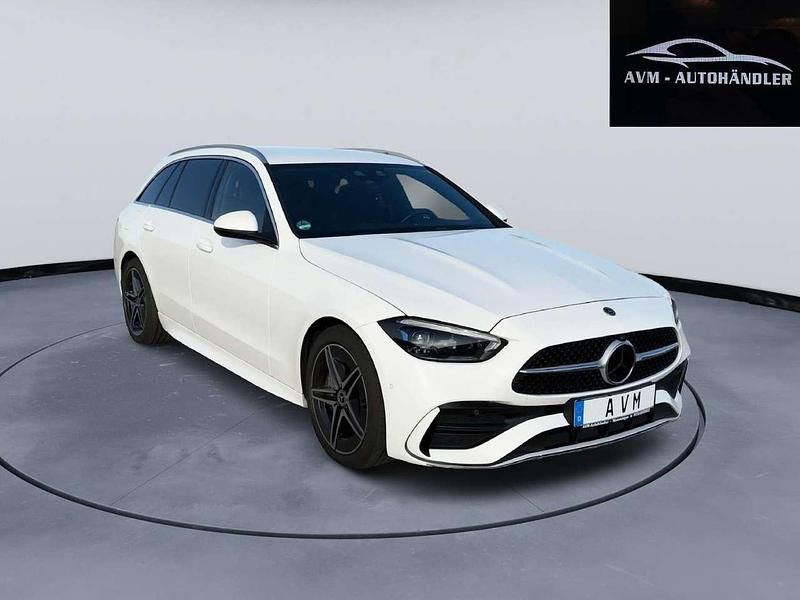 Gebraucht Mercedes C200 AMG 204 PS (150 kW) 2022 Polarweiss  unilack Kombi