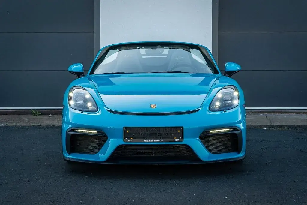 Gebraucht Porsche 718 Spyder 420 PS (308 kW) 2020 Blau Cabrio
