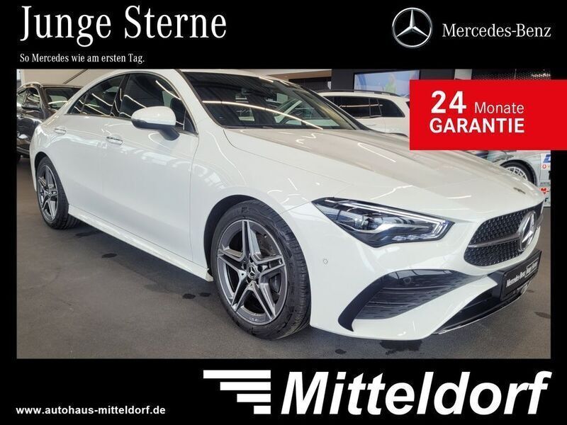 Weiß Gebraucht 2024 Mercedes CLA200 Advanced Plus Coupé | 33.880 € (Fairer Preis) - Bild 1/4