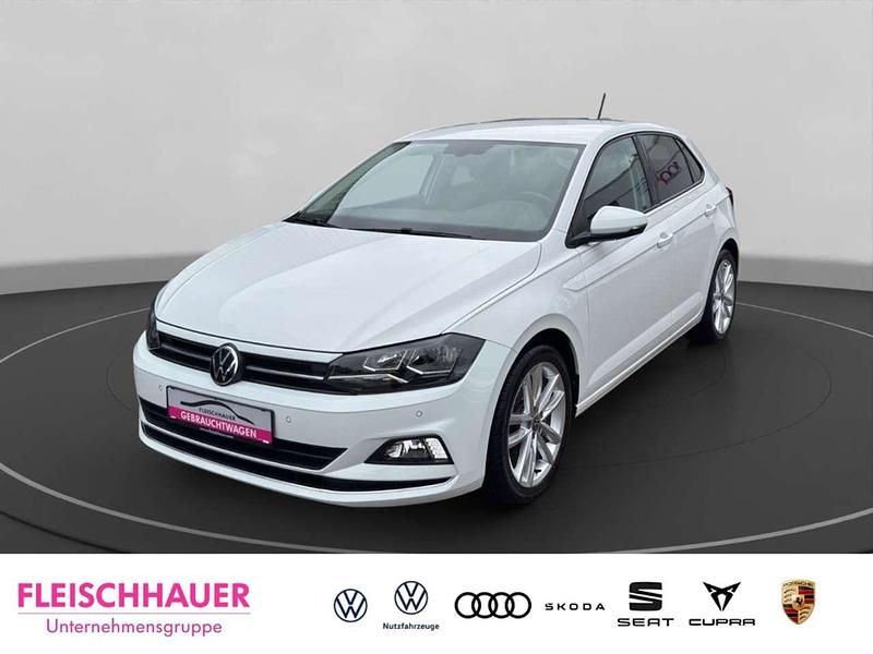 Weiss Gebraucht 2021 VW Polo Highline Kleinwagen | 16.390 € (Fairer Preis) - Bild 1/4