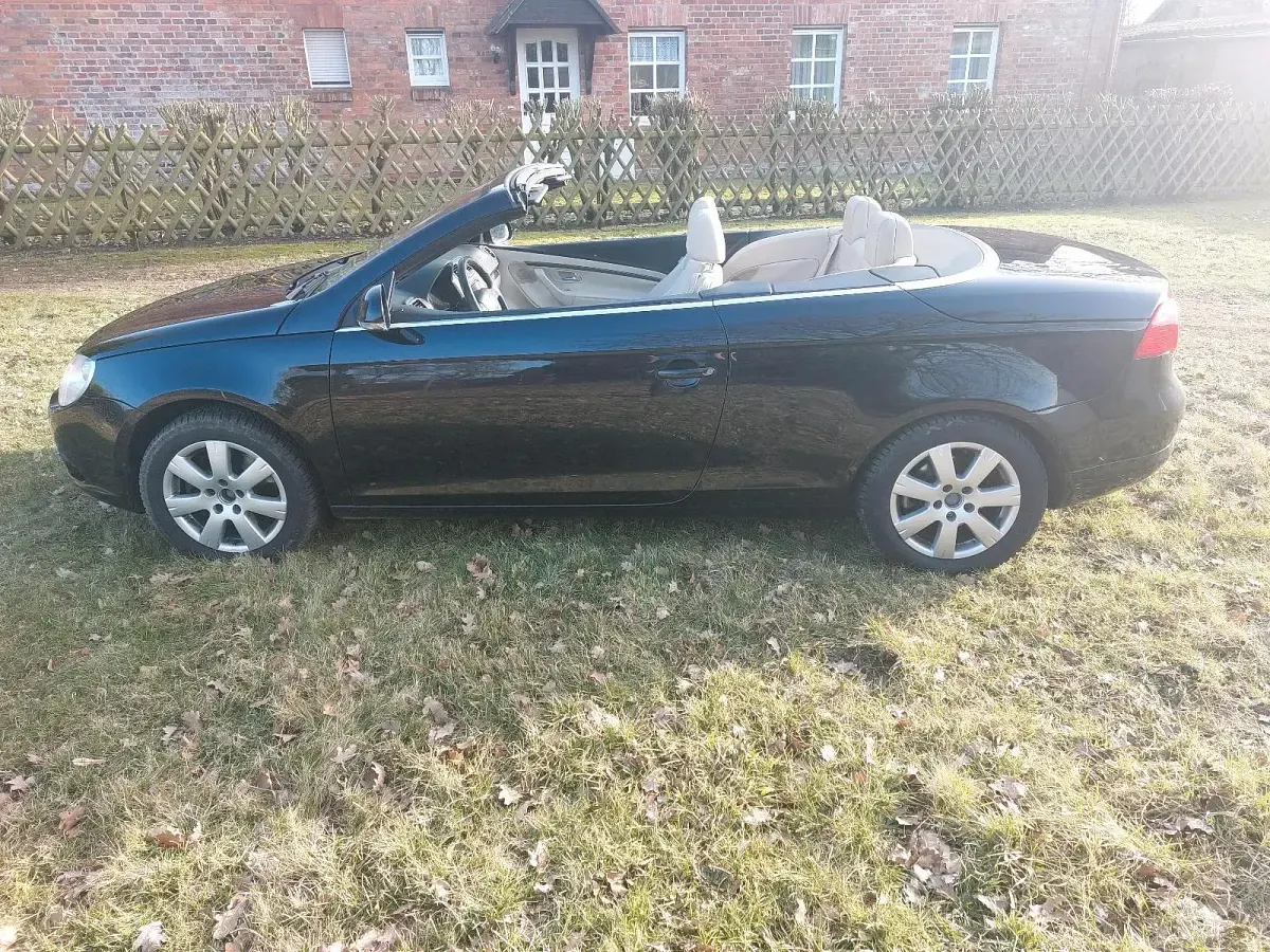 Brugt VW Eos 200 HK (147 kW) 2007 Sort Cabriolet