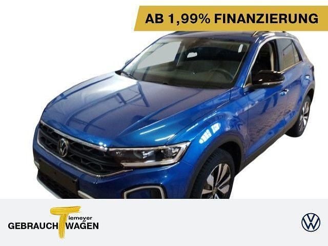 Blau Gebraucht 2024 VW T-Roc Goal SUV | 22.390 € (Guter Preis) - Bild 1/4