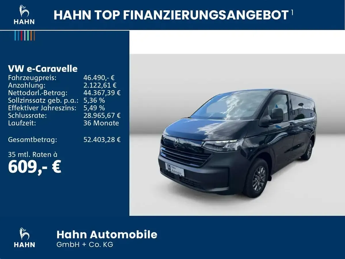 Neu VW T7 160 kW (218 PS) 2025 Midnight black metallic Van