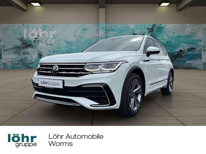 Pure white Gebraucht 2022 VW Tiguan R-line SUV | 34.980 € (Fairer Preis) - Bild 1/4
