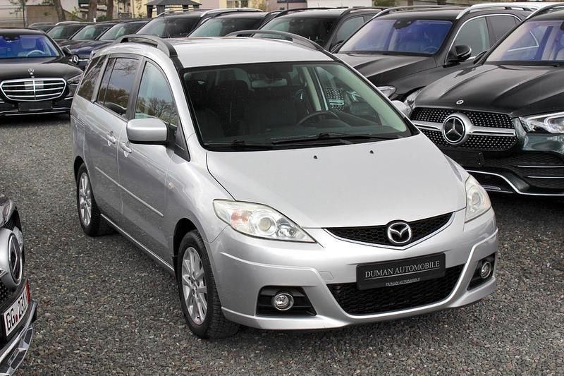 Gebraucht Mazda 5 Active 116 PS (85 kW) 2010 Silber Van / Kleinbus