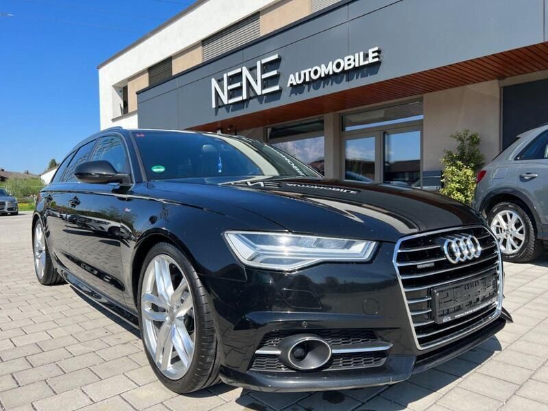 Schwarz Gebraucht 2016 Audi A6 S-Line Kombi | 15.490 € (Superpreis) - Bild 1/4