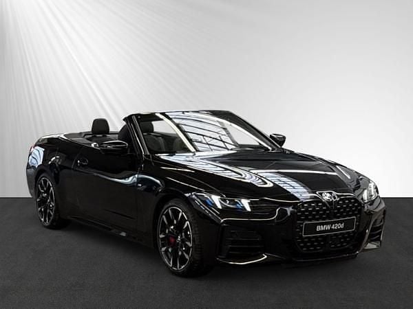 Schwarz (black sapphire metallic) Neu 2025 BMW 420 M Sport Cabrio | 61.300 € (Superpreis) - Bild 1/4