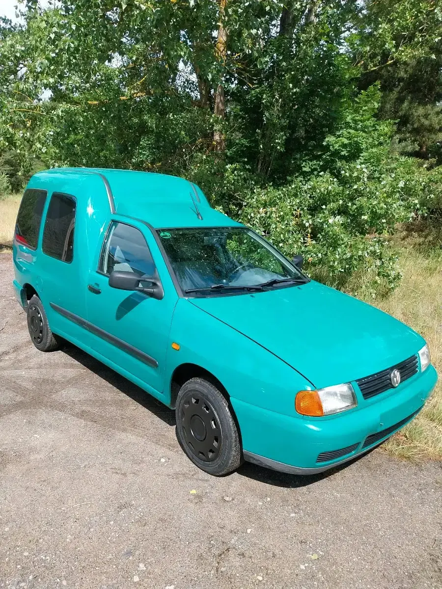 Gebraucht VW Caddy 60 PS (44 kW) 2001 Grün Van / Kleinbus