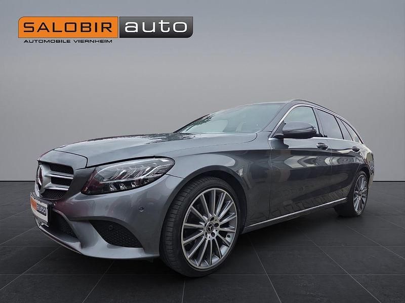 Selenitgrau metalliclack Gebraucht 2020 Mercedes C200 Avantgarde Kombi | 21.990 € (Fairer Preis) - Bild 1/4
