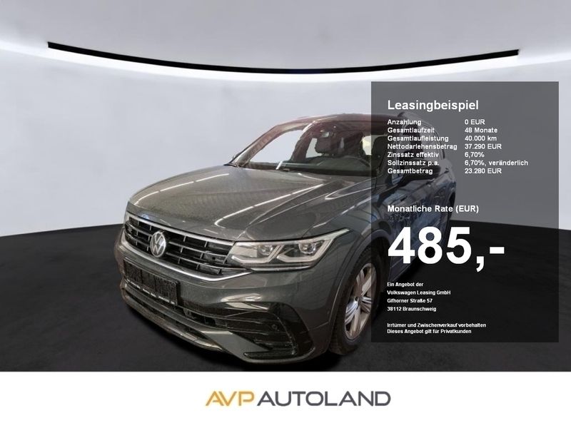 Pure white Gebraucht 2021 VW Tiguan R-line SUV | 36.890 € (Fairer Preis) - Bild 1/3