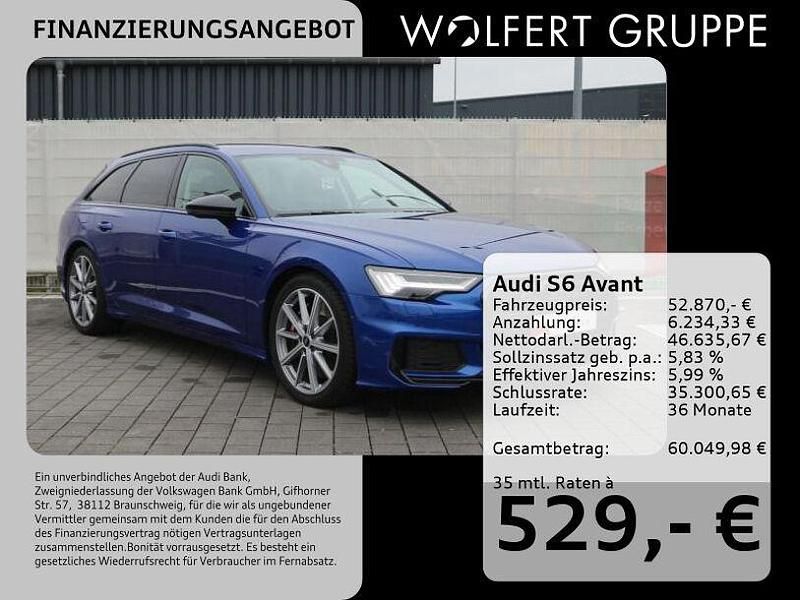 Ultrablau metallic Gebraucht 2022 Audi S6 Ambiente Kombi | 52.870 € (Fairer Preis) - Bild 1/4