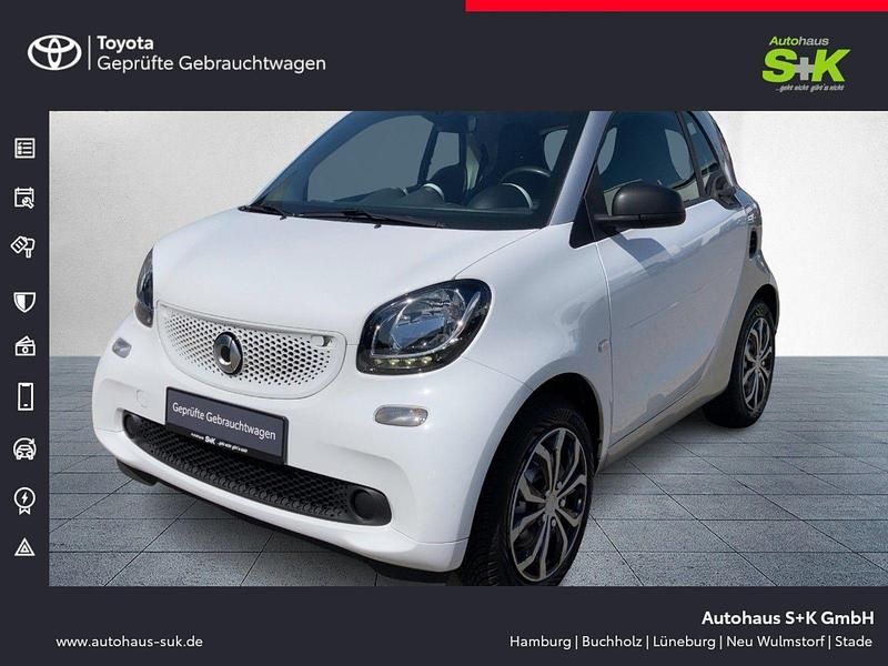 Weiß Gebraucht 2018 Smart ForTwo Coupé Basis Coupé | 10.490 € (Fairer Preis) - Bild 1/4
