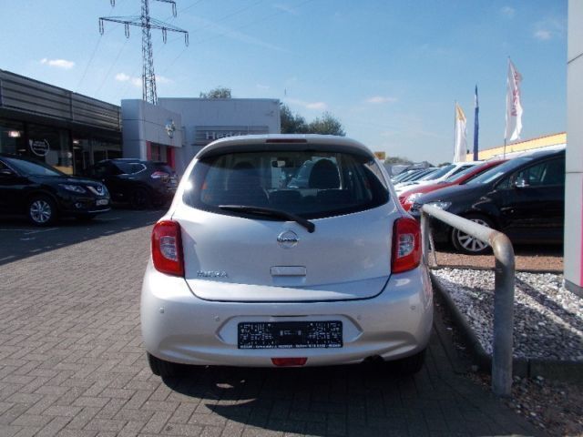 Gebraucht Nissan Micra Acenta 80 PS (58 kW) 2016 Silber metallic Kleinwagen