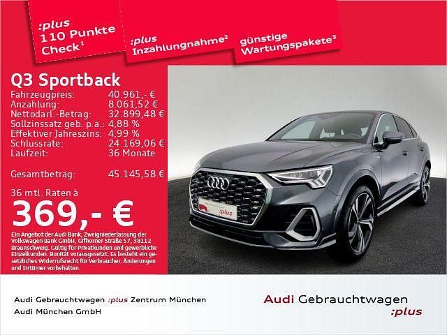 Daytonagrau perleffekt Gebraucht 2022 Audi Q3 Sportback Ambiente SUV | 40.961 € (Fairer Preis) - Bild 1/2