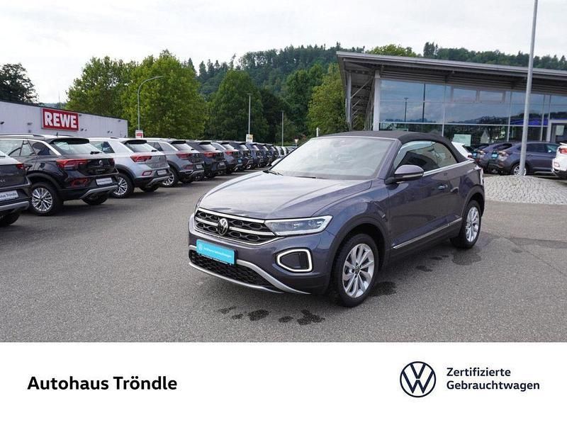 Grau Gebraucht 2024 VW T-Roc Cabriolet Style Cabrio | 33.980 € (Fairer Preis) - Bild 1/3