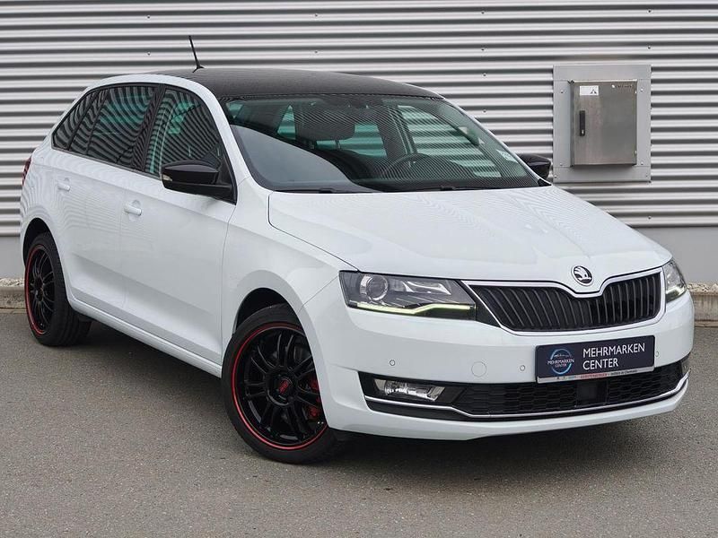Gebraucht Skoda Rapid Style 110 PS (80 kW) 2017 Laserweiss Kleinwagen