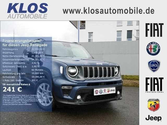 Blau Gebraucht 2023 Jeep Renegade Limited SUV | 22.990 € (Guter Preis) - Bild 1/4